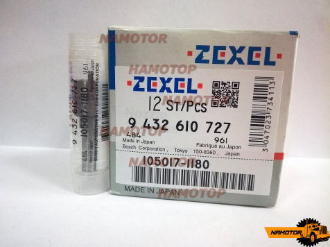 Распылитель NP-DLLA155PN118, 105017-1180, 94 32 612 727 MITSUBISHI HEAV CAT 200